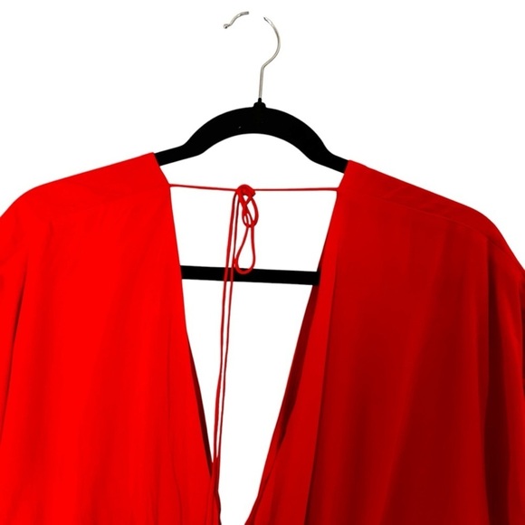 Free People Ava V-Neck Tie Back Top- Size Small - Picture 7 of 14